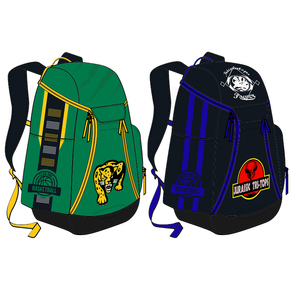 Nouveau design de sac de sport en polyester à logo personnalisé avec impression par sublimation Sacs à dos de basket-ball personnalisés avec compartiment à chaussures - Product Image 4