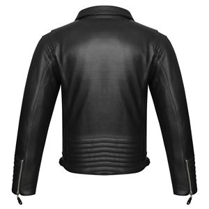 Veste en cuir de haute qualité pour homme avec col montant, logo sur le devant, designs personnalisés, séchage rapide et respirante, veste d'hiver 2026 - Product Image 6