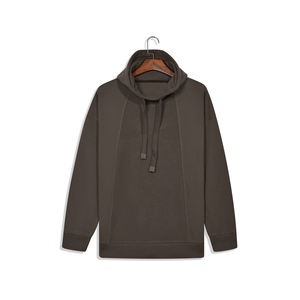 Proveedor de sudaderas con capucha de suéter Europa Sudadera de algodón de lana personalizada para hombres Mujeres Sudadera con capucha lisa de invierno Fabricante a granel - Product Image 1