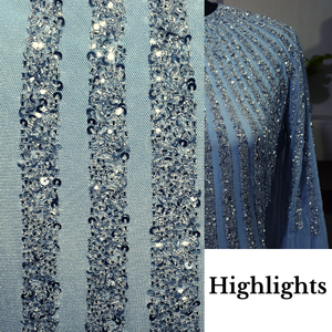 Vestidos de Fiesta Elegantes con Cuentas Hechas a Mano para Mujer, Venta al por Mayor, Vestidos Cortos de Red, Servicio OEM Natural - Product Image 4