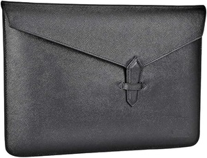 Handcrafted Customized Genuine Leather Laptop Case High Capacity Cover for PC Laptops Documents Case - Product Image 6