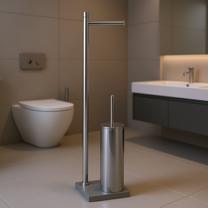 Colonne de toilette Gedy TANIA grise 14x14x63cm Catégorie de produit : Porte-rouleaux de papier - Product Image 3