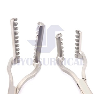 Instruments de chirurgie ouverts de vente chaude Suture chirurgicale Anastomose Sac à main-chaîne Pince de suture chirurgicale à pointe fine - Product Image 6