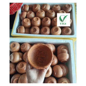 Cuenco de madera de coco hecho a mano de Vietnam vajilla natural ecológica sostenible con precio de fábrica al por mayor - Product Image 6