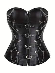 Corset en cuir véritable avec une élégance intemporelle sans cruauté et élégant pour toute occasion - Product Image 5