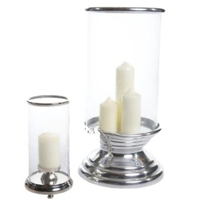 Bougeoir en métal avec revêtement en aluminium noir au design moderne pour la décoration de Noël, de mariage et de fiançailles - Product Image 4