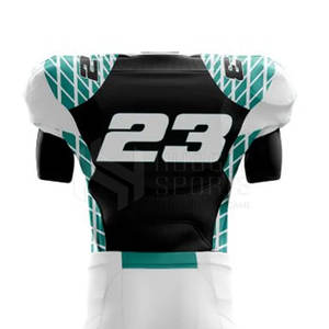 Conjuntos de Uniformes de Fútbol Americano Personalizables, Estilo Único para Equipos Nacionales, Transpirables, Tallas Grandes, 100% Poliéster, Mangas Cortas - Product Image 5