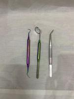 Ensemble de 3 instruments d'examen dentaire en acier inoxydable de classe II, instruments chirurgicaux avec garantie pour les soins dentaires