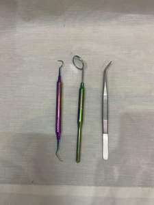 Juegos de herramientas de examen Dental de acero inoxidable de 3 uds. Instrumentos quirúrgicos para el cuidado Dental - Product Image 2