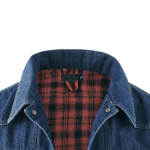 Veste en jean à logo personnalisé pour hommes Veste en coton décontractée de créateur pour hommes Manteaux en jean OEM pour hommes Vestes en jean de meilleure qualité pour hommes - Product Image 3
