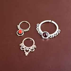 Venta caliente de moda en forma de U medio anillo chapado en oro pendientes sin perforación joyería de boda - Product Image 2