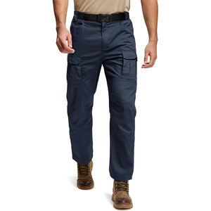 Men's Streetwear Casual Pockets Waterproof Breathable High Waist Oversize Cargo <b>Pants</b> Customized Outdoor Cotton Trousers - Product Image 3