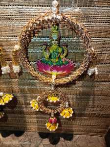 Lakshmi Ganesha hangings สำหรับตกแต่งผนังแขวนสำหรับวัดดิวาลีแขวนของขวัญงานแต่งงานงานแต่งงานทั้งหมดตกแต่งเทศกาล - Product Image 2