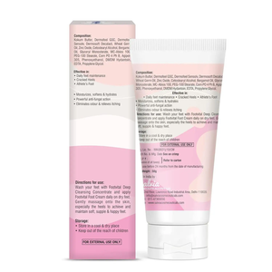 Crème pour les pieds Footvital au beurre de kokum hydratant pour peaux sèches prête à être expédiée par les exportateurs indiens-50g - Product Image 2