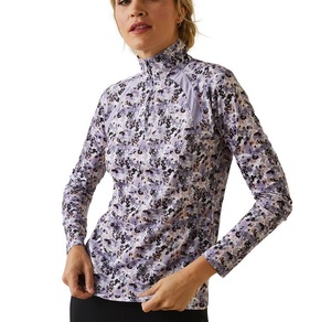 Shemax 2023 calidad superior Venta caliente personalizado al por mayor equitación mujer Sunstopper 2,0 1/4 Zip Baselayer camisa - Product Image 5