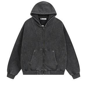 Tissu polaire en gros, bonne qualité, sweats à capuche imprimés DTF pour hommes, sweats à capuche personnalisés de couleur unie - Product Image 4