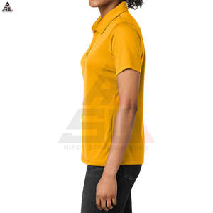 Camisa Casual de Punto para Mujer, Venta Directa de Fábrica, 100% Algodón, Ligera, Transpirable, Cuello Alto Acanalado, Manga Larga - Product Image 6