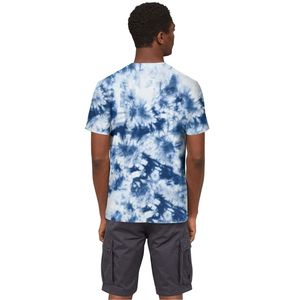 Camiseta Tie Dye de algodón 100% de alta calidad, estilo holgado, cuello redondo, transpirable, para hombre, la más vendida. - Product Image 4