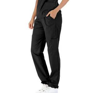 Uniformes de hospital de tela de punto cómodos uniformes médicos con estilo unisex-Tops y pantalones de enfermería para médicos - Product Image 6