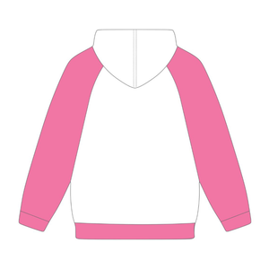 Sweat à capuche à manches raglan White Legacy, vêtements de sororité grecque, vêtements de sororité universitaire pour femmes, rose et vert, élégant, décontracté, vêtements grecs - Product Image 2