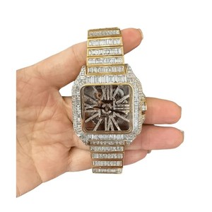 Movimiento automático Reloj de pulsera Baguette de lujo Diámetro Característica luminosa Banda de esfera de moda - Product Image 2