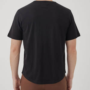 T-shirts durables en polyester de coton pour les hommes T-shirts simples 100% de coton d'impression de bouffée faite sur commande pour les acheteurs en vrac - Product Image 4