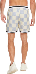 Pantalones cortos de gimnasio transpirables de fútbol australiano para hombre, pantalones cortos de tela desgastada informal de estilo sólido al por mayor - Product Image 3