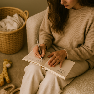 LABON Agenda familial hebdomadaire minimaliste avec couverture rigide en tissu beige Organisateur neutre élégant pour la maison, la <span class=keywords><strong>cuisine</strong></span> ou le bureau - Product Image 4