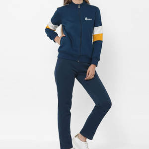 Quantité minimale de commande bas Conception personnalisée Survêtements pour femmes Utilisation en extérieur Vêtements pour femmes Survêtement uni de couleur unie - Product Image 1