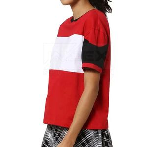 Camiseta de Algodón Premium para Mujer, Sensación Suave, Informal, para Uso Diario - Product Image 3
