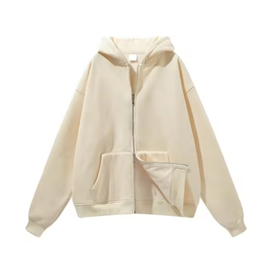 Oem Sweats à capuche avec fermeture éclair à double extrémité pour hommes lavés sur mesure Sweats à capuche à fermeture éclair complète de haute qualité en coton polaire Sweat à capuche pour hommes Livraison DDP - Product Image 5