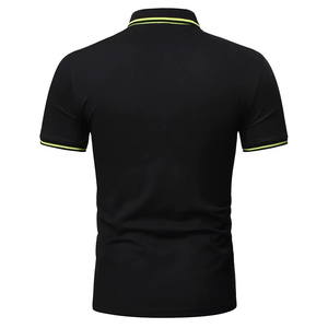 เสื้อโปโลผ้าฝ้าย100% สำหรับผู้ชายขนาดใหญ่พิเศษเสื้อโปโลพิมพ์โลโก้เสื้อแขนสั้นผ้าเจอร์ซี่200แกรม - Product Image 6