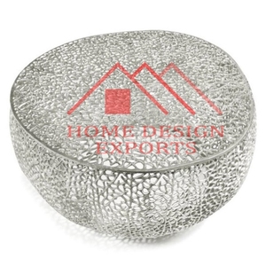 2025 Meilleure vente de meubles de salon de maison de luxe coulée d'aluminium métal corail Design Table basse - Product Image 1