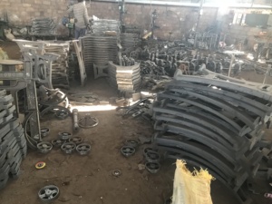 Pháp phong cách quán cà phê bảng với rắn gỗ hàng đầu và đen kim loại cơ sở nhà hàng đồ nội thất bàn ăn - Product Image 6