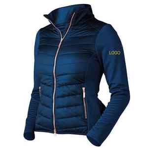 Vêtements d'équitation personnalisés avec rembourrage léger, veste d'équitation active d'hiver pour femmes - Product Image 4