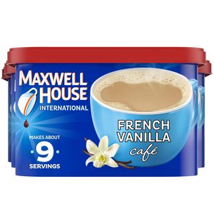 Maxwell House International Café instantané saveur vanille française style café, 4 unités Pack, 8,4 oz. Bidons - Product Image 4