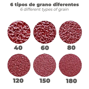 Nastro Abrasivo di Ricambio 100 x 690 mm Grano 180 (6 Pezzi) - Product Image 4