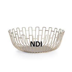 ตะกร้าใส่ผลไม้สำเร็จรูปชุบด้วยนิกเกิลสแตนเลสตะกร้าใส่ผลไม้ดีไซน์ตามสั่ง - Product Image 2