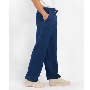 Pantalon de survêtement surdimensionné avec logo personnalisé Pantalon de survêtement uni basique lourd de haute qualité de grande taille - Product Image 2