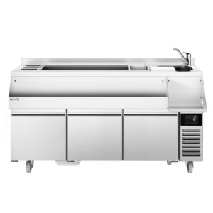 Station de cocktails / Comptoir de bar commercial - 1600 mm - 235 L - 3 tiroirs - Prise 13A - Product Image 4