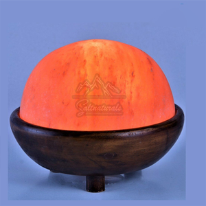 Ionizador natural para relajación Alivio del estrés Pakistan Made Top Rated Himalayan Pink Salt Foot Detox Lamp Dome Shape - Product Image 2