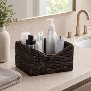 Boîte de rangement en rotin tissé à la main, paniers de rangement faits à la main, rotin naturel, multifonctionnel moderne, fabriqué au Vietnam - Product Image 6