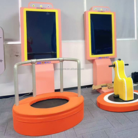 Aire de saut interactive immersive personnalisée, mini trampoline de compétition pour espaces de divertissement intérieurs