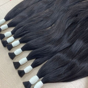 Lot de Cheveux Humains Vierges Indiens 100% Naturels, Cuticules Intactes, Tissage Double Machine, Toutes Couleurs, 100g, Vente en Gros - Product Image 6