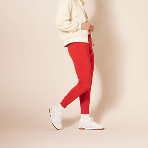 Women's Canvas Winter Pocket Design <b>Drawstring</b> Casual Customizable Sweat <b>Trousers</b> Mid Waist Straight <b>Trouser</b> - Product Image 4