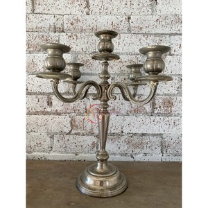 Vintage Design Top Quality Brass Candelabra Tabletop Decorative Metal Candlestick <b>Holder</b> Unique <b>Candle</b> Jar Hotels and Resorts - Product Image 6