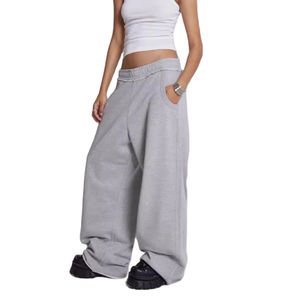 Pantalons de survêtement baggy taille haute pour femmes coupe ample B2B vêtements décontractés pantalons de survêtement approvisionnement direct en usine avec pantalons de survêtement taille élastique - Product Image 1