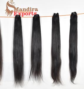 ผมมนุษย์ธรรมชาติผมคนอินเดียบริสุทธิ์ผมตรงสีดำบริสุทธิ์ยังไม่ได้ประมวล100% - Product Image 5