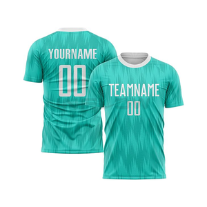 Barato 2025 Nueva sublimación azul conjuntos de camisetas de fútbol Jersey de fútbol de los hombres Club de fútbol Jersey sublimación Impresión logotipo personalizado - Product Image 5