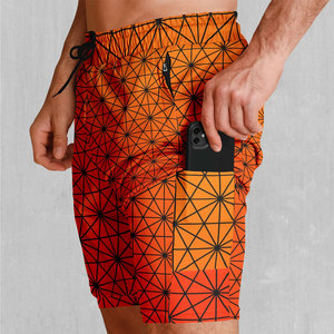 Pantalones Cortos Sublimados de Estilo Casual para Hombre, Calidad Premium, 100% Poliéster, Ligeros, Transpirables, Diseño Sólido, Cintura Alta, Verano 2025 - Product Image 3